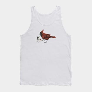 Snowman Cardinal Stroll Tank Top